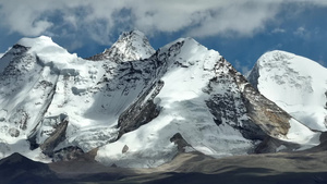 西藏卡若拉冰川远眺24秒视频