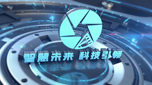 全E3D机械场景LOGO开篇展示19秒视频