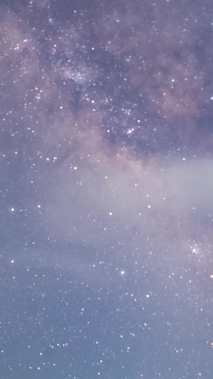 夜景6k拍摄星空银河素材北斗七星7秒视频