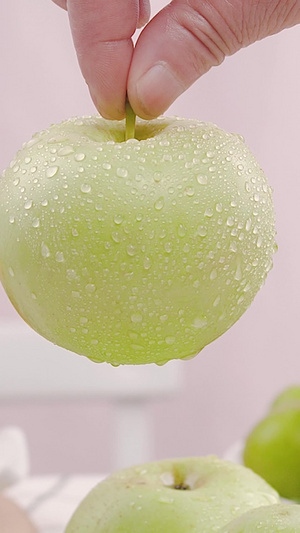 脆甜青苹果绿苹果22秒视频