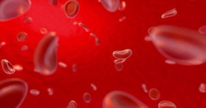 和血红细胞抽象的受孕生命与健康3d产生11秒视频