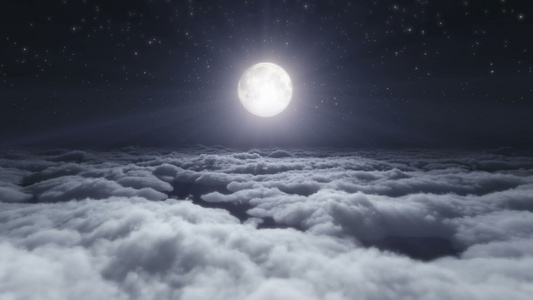梦想在云中和月月中飞翔视频