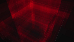 黑色背景的红色旋转几何形状hd15秒视频