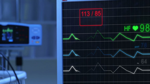 eccg脉冲检查监视器20秒视频