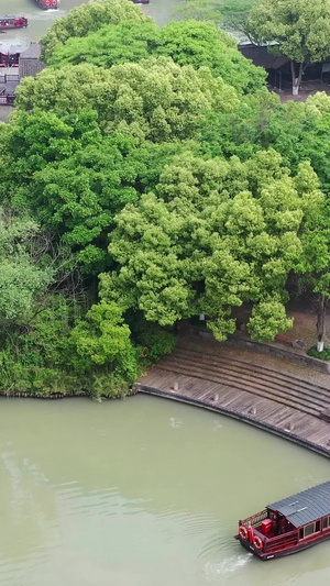 杭州西溪湿地航拍视频杭州旅游33秒视频