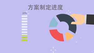 MG扁平风格简约动画AEcc2017视频模板30秒视频