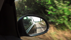 农村公路驾驶汽车后视镜20秒视频