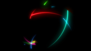 所有彩虹射线箭头运动随机中框架倒数计算数字效果颜色11秒视频