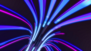 4K未来技术抽象背景带有粉红色蓝色生动的线条用于网络24秒视频