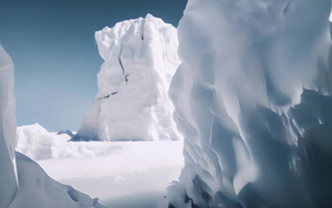 东北冰雪世界风光4秒视频