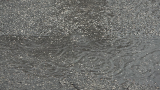 沥青4号上的雨视频