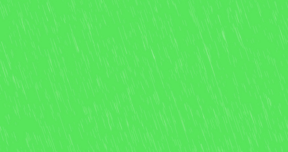 绿色背景的现代降雨动画视频