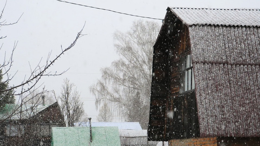 冬季降雪视频