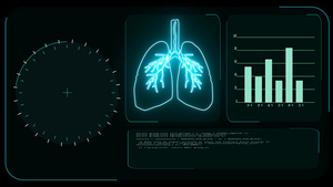 用于教育和分析的肺部脱氧雷达监测器用于教育和分析13秒视频