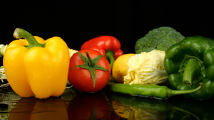 4K蔬菜瓜果菜有机蔬菜绿色蔬菜烹饪食材20秒视频