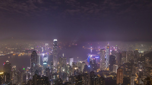 明亮的香港城市13秒视频