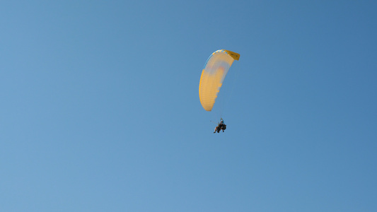 棉花堡滑翔伞4K实拍视频