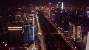 都市夜景4K航拍122秒视频