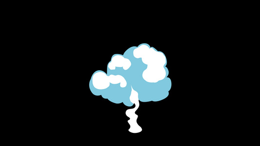 蘑菇云上升MG动画视频