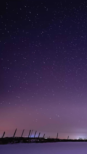 冰雪星空银河延时天空云16秒视频
