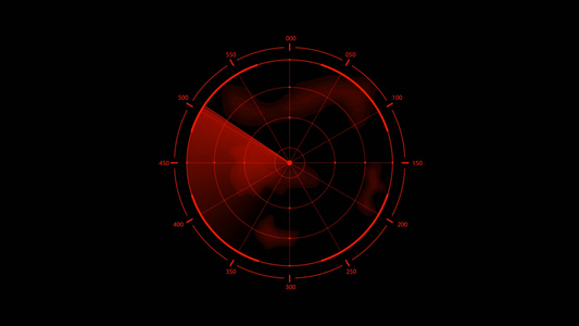 科技雷达扫描动态视频视频