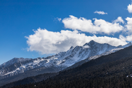 云南香格里拉白马雪山延时视频视频