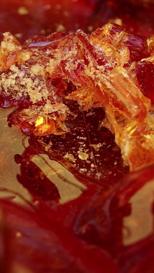 传统工艺糖画制作实拍视频传统美食80秒视频