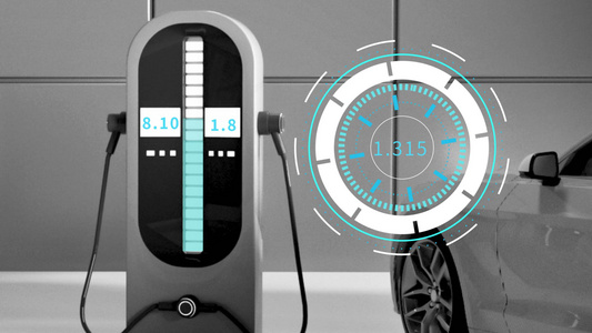 新能源科技充电AE模板视频