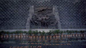 8k高清实拍腾冲滇西抗战纪念馆大厅19秒视频