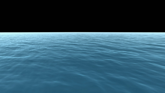 透明通道水面动态波浪素材视频