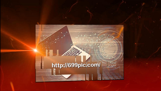时尚动感炫光粒子图文展示视频PRcc2015模板视频