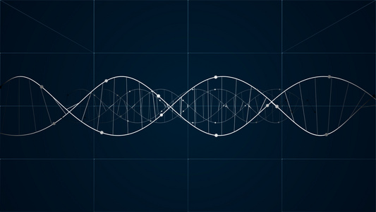 DNA螺旋动态背景视频