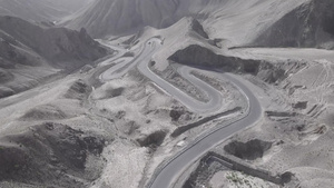 新疆之旅喀什盘龙古道航拍log灰模式原片12秒视频