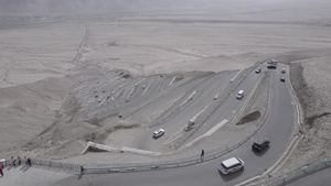 新疆之旅喀什盘龙古道航拍log灰模式原片21秒视频