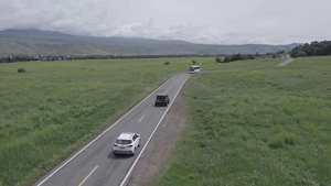 新疆之旅自驾公路航拍log模式35秒视频