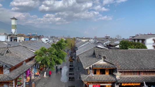 云南著名旅游景区大理古城实拍视频合集视频