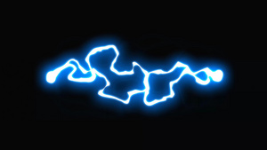 无限循环mg闪电闪光电流动画动态视频素材6秒视频