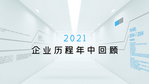 简洁大气粒子科技企业发展宣传展示73秒视频