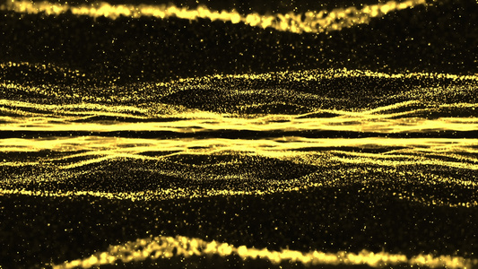 透明通道金色粒子视频素材视频