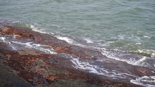 大海海浪浪花升格视频视频