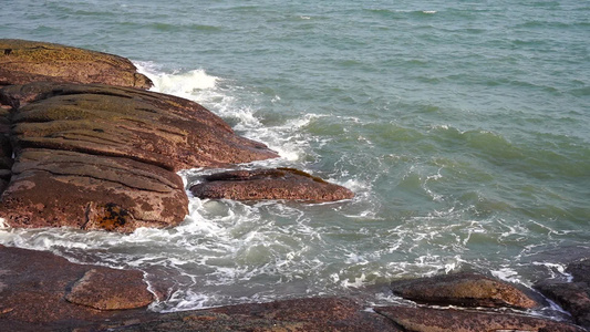 大海海浪浪花升格视频视频