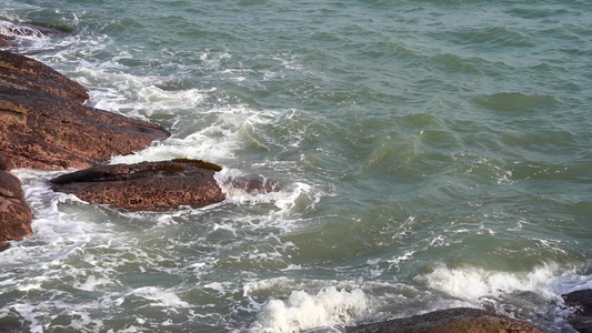 大海海浪浪花升格视频视频