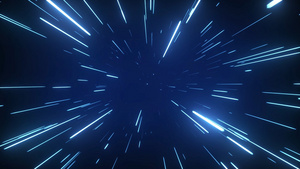 科技感光束穿梭突破次元无缝循环动画56秒视频