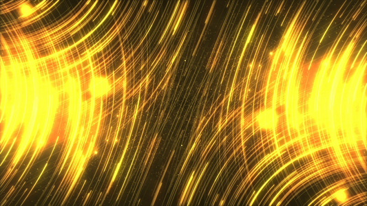 金色粒子光线视频素材视频
