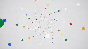 漩涡圆点标识展示AECC2015模板9秒视频