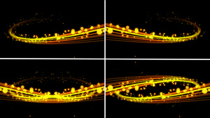 4K 粒子光线修饰转场动画AE合成26秒视频