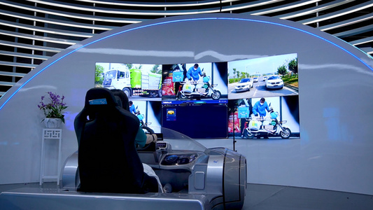 4K5G远程驾驶视频素材视频