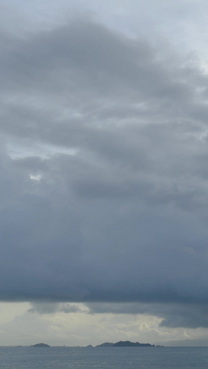 清晨海边的风云变化深圳景点25秒视频