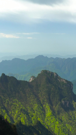 5A风景区神农架林区神农顶精华延时合集神农谷32秒视频