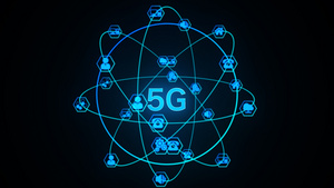 5G科技互联背景45秒视频